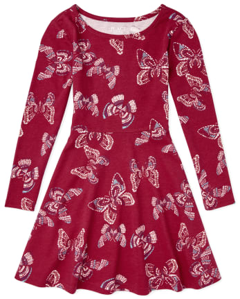 Girls Print Everyday Dress