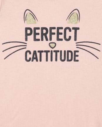 Toddler Girls Cat Outfit Set