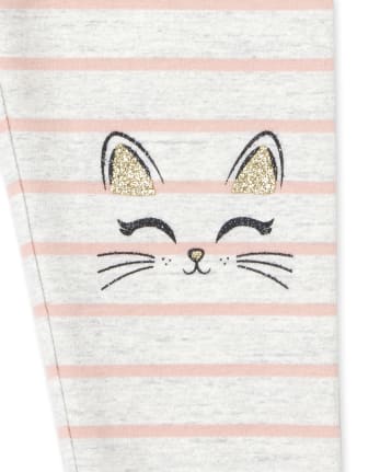 Toddler Girls Cat Outfit Set