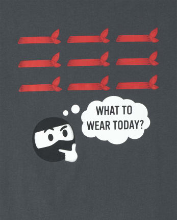 Camiseta gráfica Ninja para niños