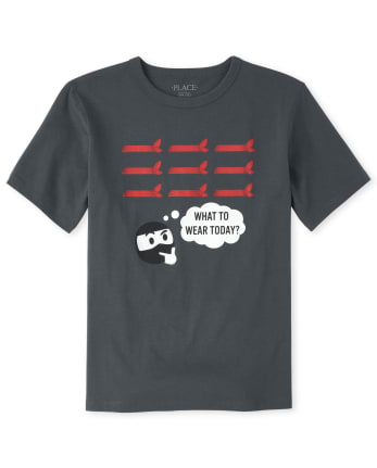 Camiseta gráfica Ninja para niños
