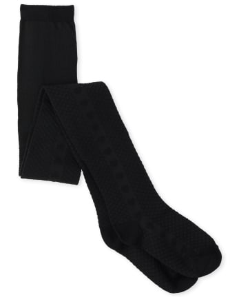 Girls Heart Pointelle Tights