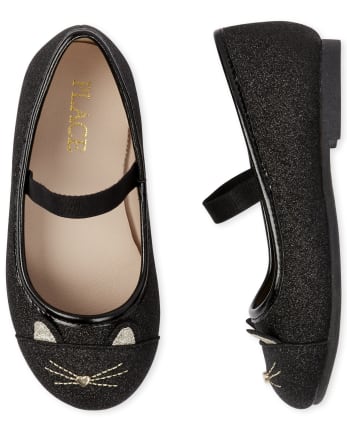 10 NEW GYMBOREE GIRLS SPARKLE CAT FLATS  Shoes SLIP ON SIZES 9 