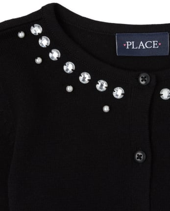 Girls Embellished Cardigan