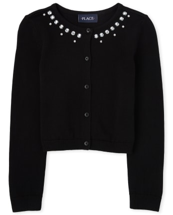 Girls Embellished Cardigan