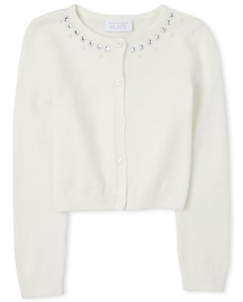 Girls Embellished Cardigan