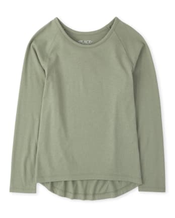 T-shirt à superposition basique pour fille