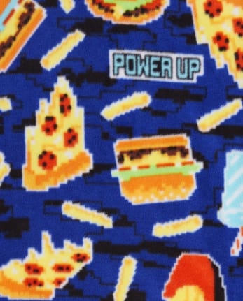 Pijama de una pieza de forro polar Snacks para niños