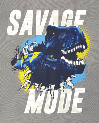 Pijama de algodón ajustado para niños Savage