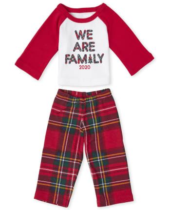 Doll Matching Family Tartan Cotton Pajamas