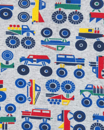 Pijamas de una pieza de algodón con ajuste ceñido para bebés y niños pequeños, paquete de 2