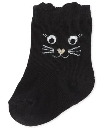 Baby Girls Cat Midi Socks 6-Pack