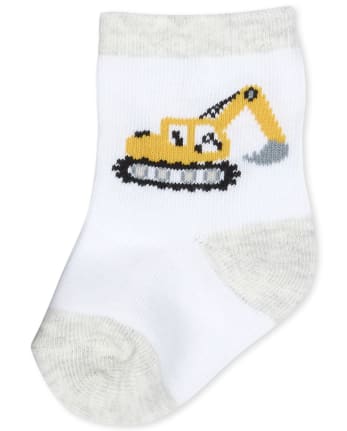 Baby Boys Truck Midi Socks 6-Pack