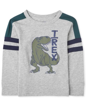 Top con brazos a rayas para bebés y niños pequeños