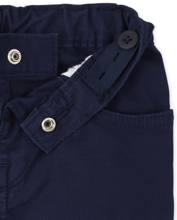 Pantalon extensible en velours côtelé Bedford pour bébés et tout-petits garçons