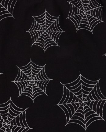 Womens Mommy And Me Halloween Glitter Spider Matching Leggings