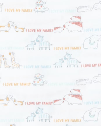 Unisex Baby Doodle Animals Swaddle Blanket 2-Pack