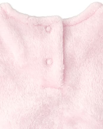 Combinaison Douillette Pour Bebe Fille A Manches Longues En Fourrure De Cerf The Children S Place