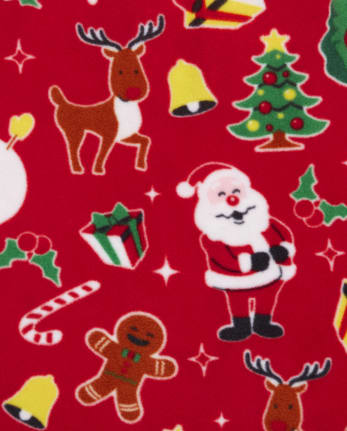 Pijama de algodón y polar unisex para adultos a juego con la familia de Navidad