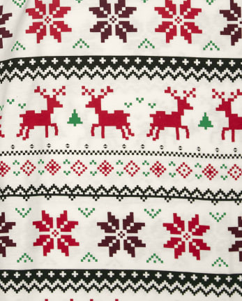 Pijama de algodón de reno de la familia a juego unisex para adultos