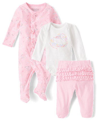 Baby Girls Take Me Home 3-Piece Set