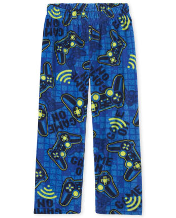 carril victoria proteccion Pantalones de pijama de forro polar con estampado de videojuegos 'Game On'  para niños | The Children's Place - EDGE BLUE