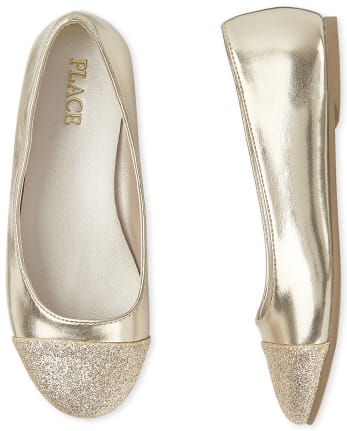 Bailarinas Niñas Metálicas Glitter