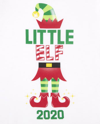 Baby And Toddler Girls Matching Family Christmas Elf Graphic Tee