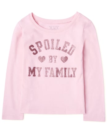 Toddler Girls Spoiled Graphic Tee