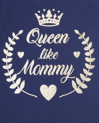 Toddler Girls Queen Like Mommy Graphic Tee