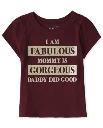 Baby And Toddler Girls Fabulous Graphic Tee