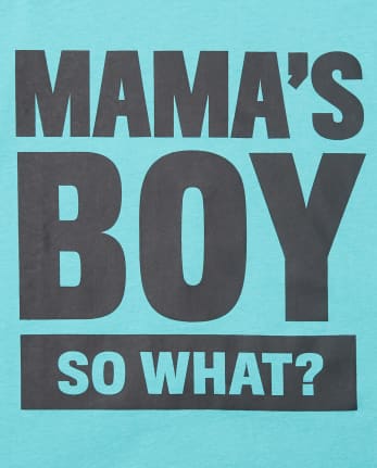 Camiseta con gráfico Mama's Boy para niños