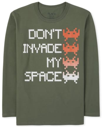 Boys Invade My Space Graphic Tee