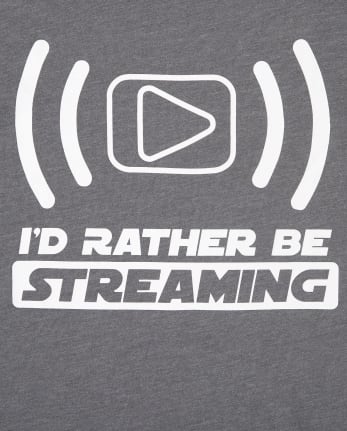 T-shirt graphique en streaming pour garçons