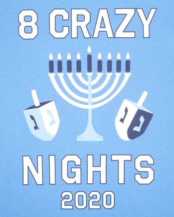 Camiseta con gráfico de Hanukkah 2020 de familia a juego para adultos