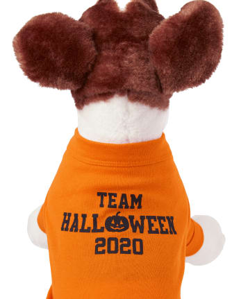 Camiseta gráfica Halloween 2020 de la familia a juego con perros