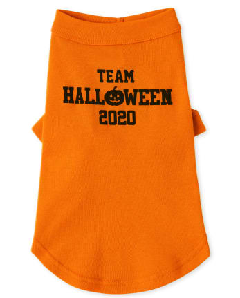 Camiseta gráfica Halloween 2020 de la familia a juego con perros