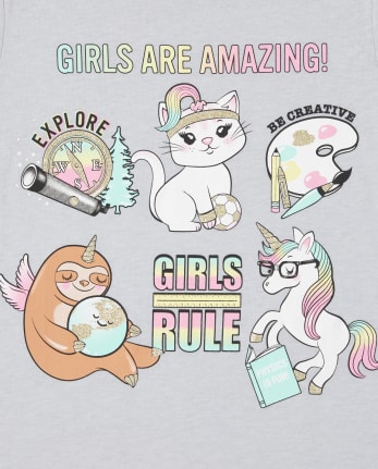 Girls Rule Graphic Tee