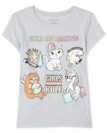 Girls Rule Graphic Tee