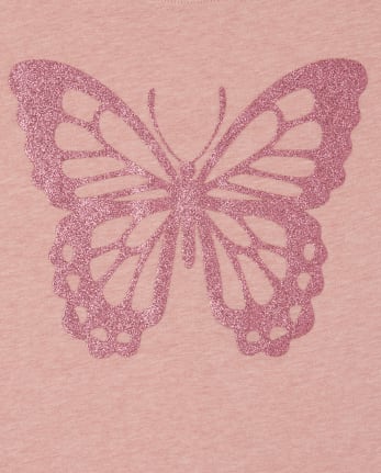 Girls Butterfly Graphic Tee