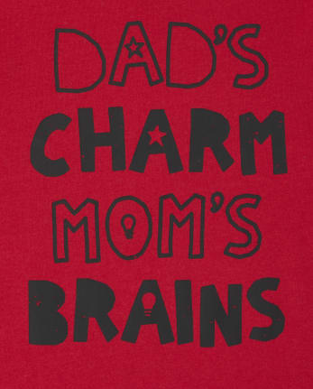 Baby And Toddler Boys Charm And Brains Graphic Tee