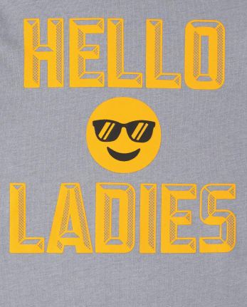 Baby And Toddler Boys Hello Ladies Graphic Tee