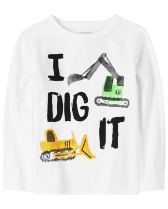Baby And Toddler Boys Dig It Graphic Tee