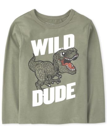 Baby And Toddler Boys Wild Dino Graphic Tee