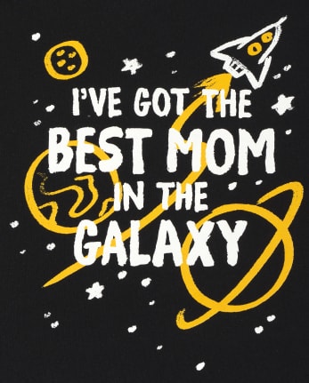 Baby And Toddler Boys Best Mom In The Galaxy Graphic Tee