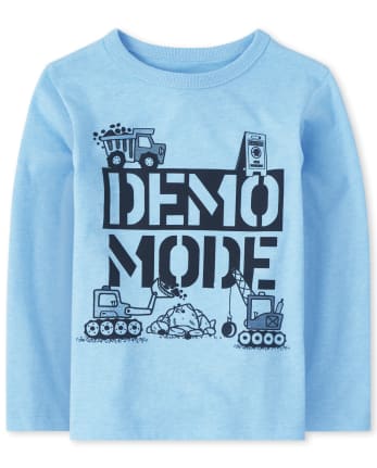 Baby And Toddler Boys Demo Mode Graphic Tee