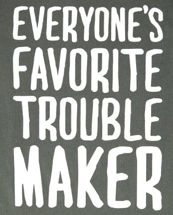Baby And Toddler Boys Trouble Maker Graphic Tee