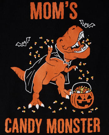 Baby And Toddler Boys Halloween Candy Monster Graphic Tee