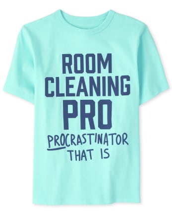 Camiseta estampada Procrastinator para niños