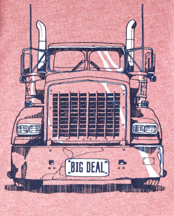 Camiseta estampada Big Deal para bebés y niños pequeños